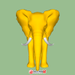大象雕塑景观小品模型,请大家红宝石支持，谢谢！