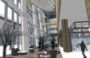 商场综合体SU模型下载-福州三迪中心商场室内设计