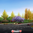 黄果树迎宾大道道路绿化工程初步方案设计