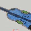分享一个原创的小提琴泳池模型