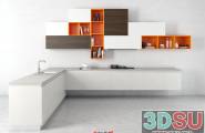 来自3Dsu的是个现代厨房模型