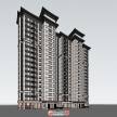 建发项目高层住宅SU模型