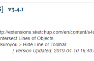 最新SketchUp插件：隐藏线条，显隐边线 s4u hide line v3.4.1下载