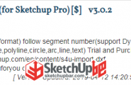 SketchUp插件su导入dxf s4u ImportDXF v3.0.2更新了，最新版下载！