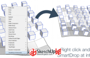 SmartDrop Beta （智能落置，智能放置）v1.5x 最新版SketchUp插件