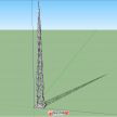 厂区避雷塔SU模型下载