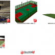 篮球场和足球场SU模型下载