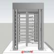 滚闸门SU模型下载