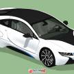 2015 BMW i8汽车模型