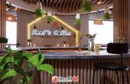 现代小清新的休闲咖啡厅SketchUp模型分享